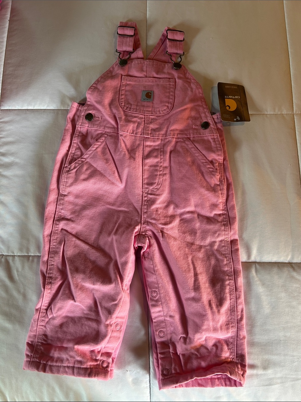 Carhartt Pink Infant Overalls